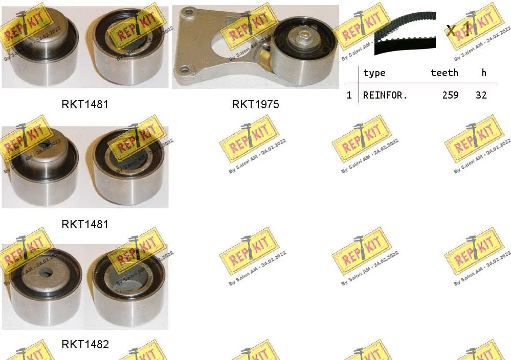 Timing Belt Kit (RKTK1020)