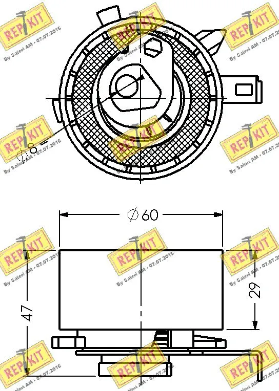Tensioner Pulley, timing belt