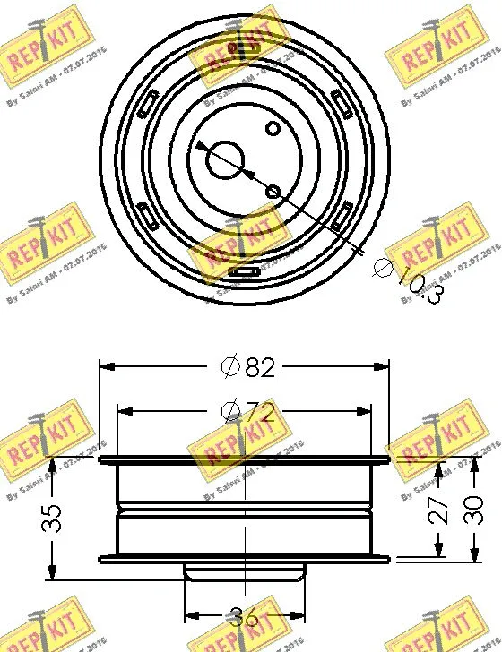 Tensioner Pulley, timing belt