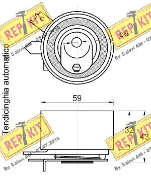 Tensioner Pulley, timing belt