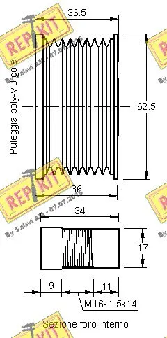 Alternator Freewheel Clutch