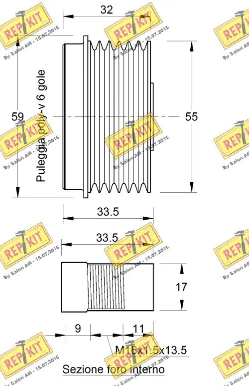 Alternator Freewheel Clutch