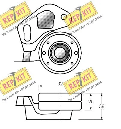Tensioner Pulley, timing belt