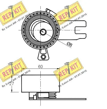 Tensioner Pulley, timing belt