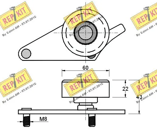 Belt Tensioner, V-ribbed belt