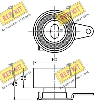 Tensioner Pulley, timing belt