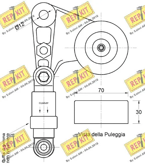Belt Tensioner, V-ribbed belt