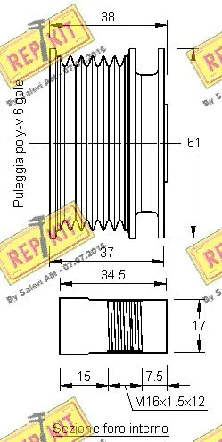 Alternator Freewheel Clutch