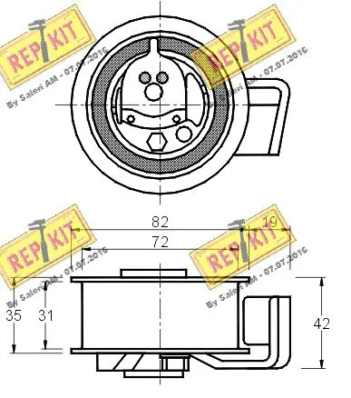 Tensioner Pulley, timing belt