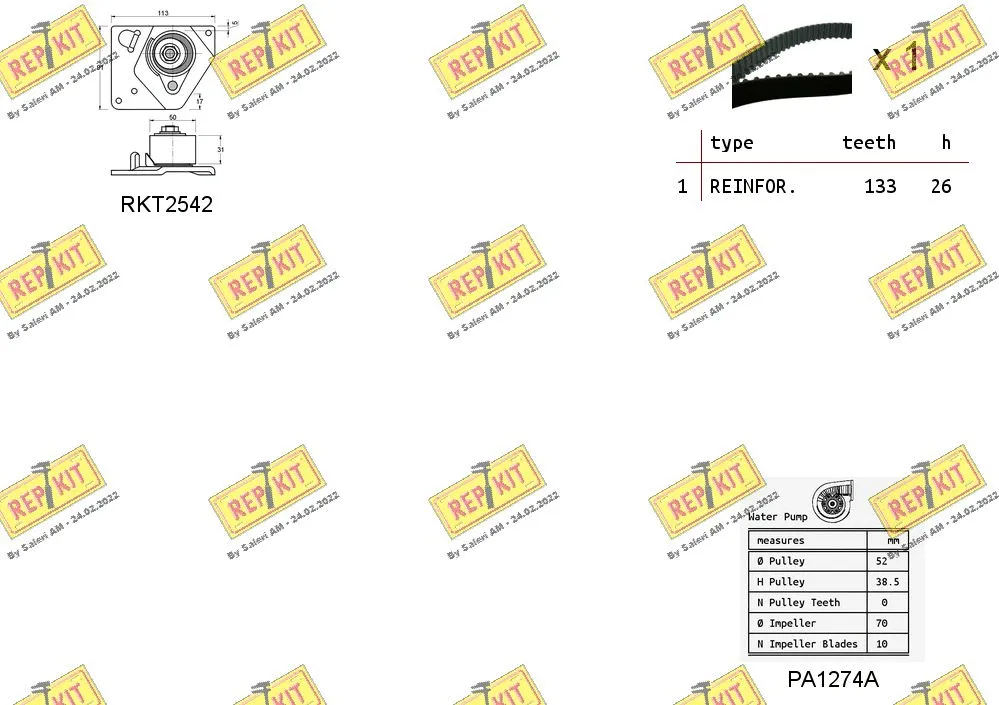 Water Pump & Timing Belt Kit