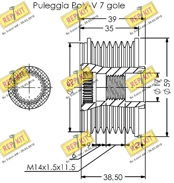 Alternator Freewheel Clutch