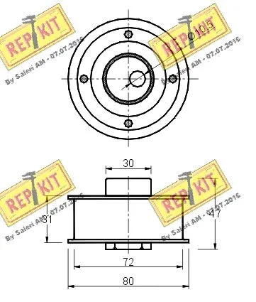 Tensioner Pulley, timing belt