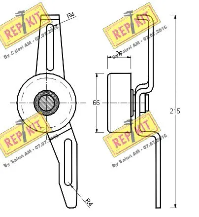 Belt Tensioner, V-ribbed belt
