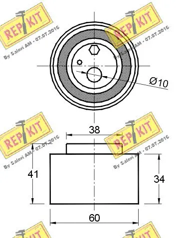 Tensioner Pulley, timing belt