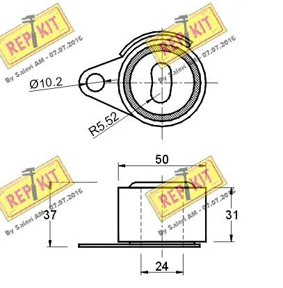 Tensioner Pulley, timing belt