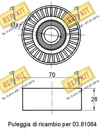 Vibration Damper, V-ribbed belt