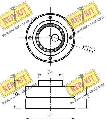 Tensioner Pulley, timing belt