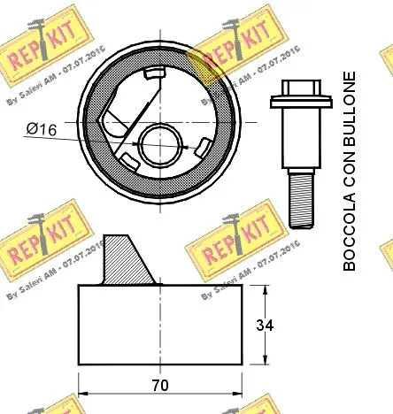 Tensioner Pulley, timing belt
