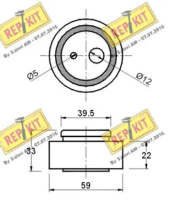 Tensioner Pulley, timing belt