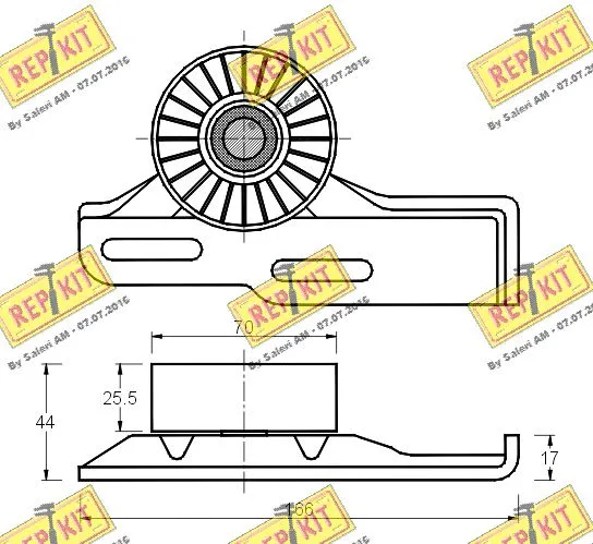 Belt Tensioner, V-ribbed belt