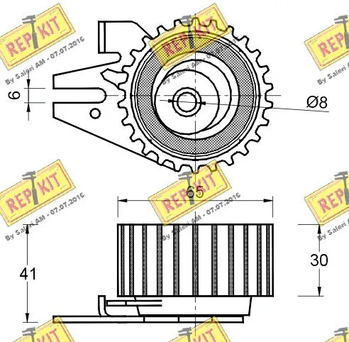Tensioner Pulley, timing belt