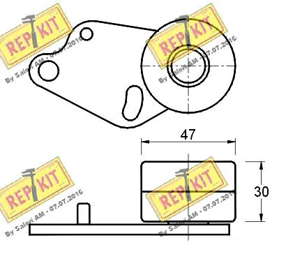 Tensioner Pulley, timing belt