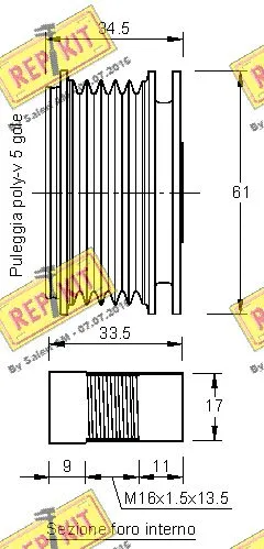 Alternator Freewheel Clutch