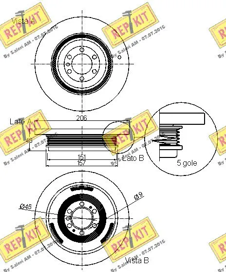 Belt Pulley, crankshaft