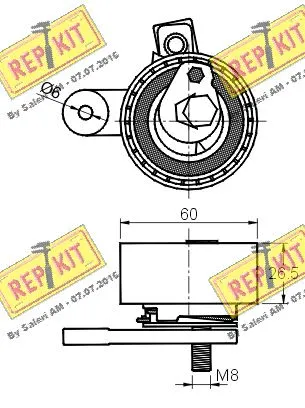 Tensioner Pulley, timing belt