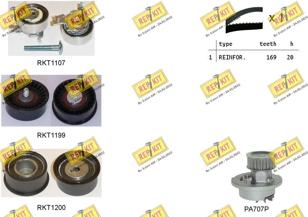 Water Pump & Timing Belt Kit (RKTK0810PA)