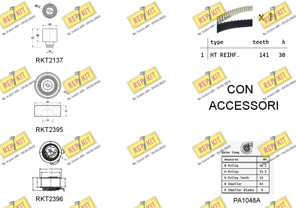 Water Pump & Timing Belt Kit