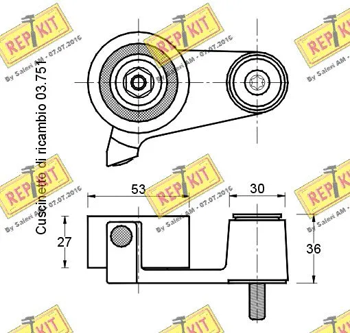Tensioner Pulley, timing belt
