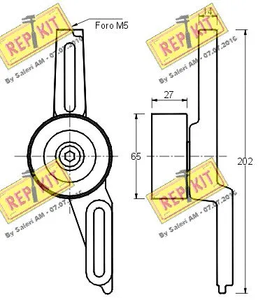 Belt Tensioner, V-ribbed belt