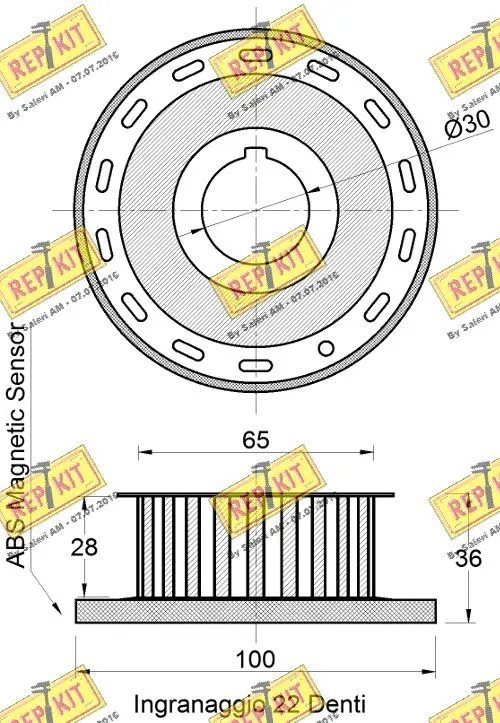 Deflection/Guide Pulley, timing belt