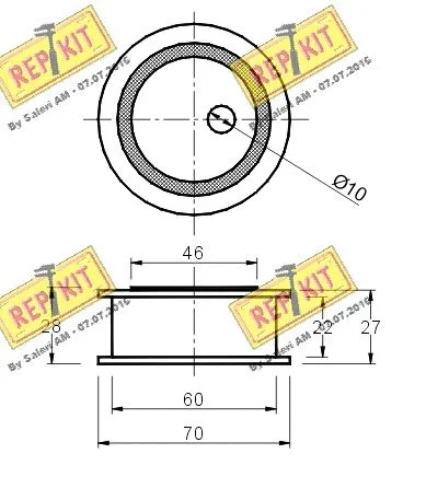 Tensioner Pulley, timing belt