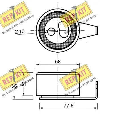 Tensioner Pulley, timing belt