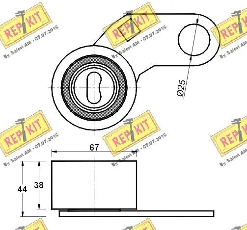 Tensioner Pulley, timing belt