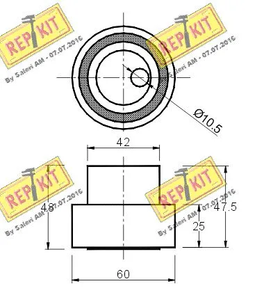 Tensioner Pulley, timing belt