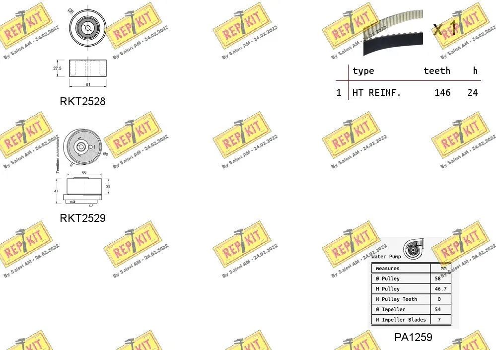 Water Pump & Timing Belt Kit