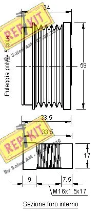 Alternator Freewheel Clutch