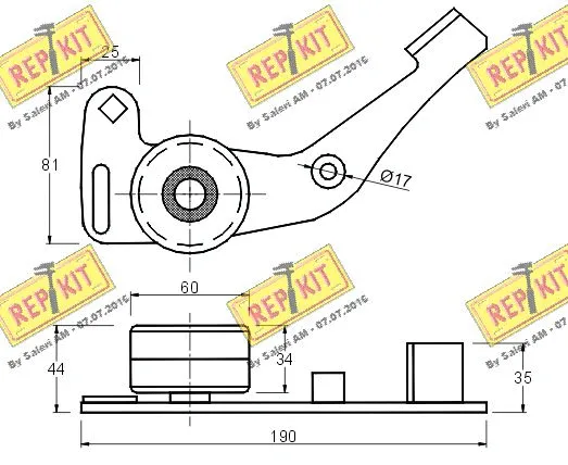 Tensioner Pulley, timing belt