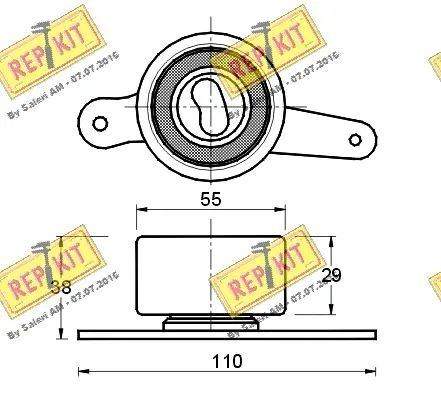 Tensioner Pulley, timing belt