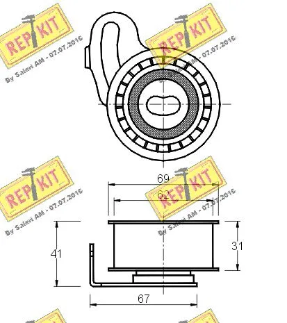 Tensioner Pulley, timing belt
