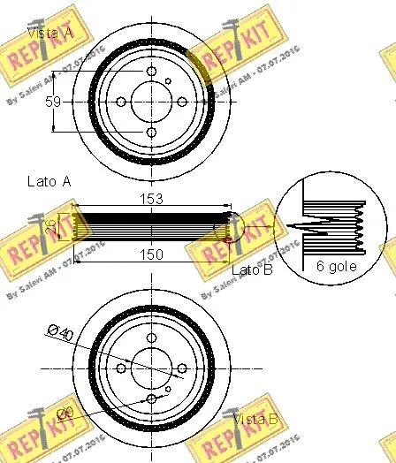 Belt Pulley, crankshaft
