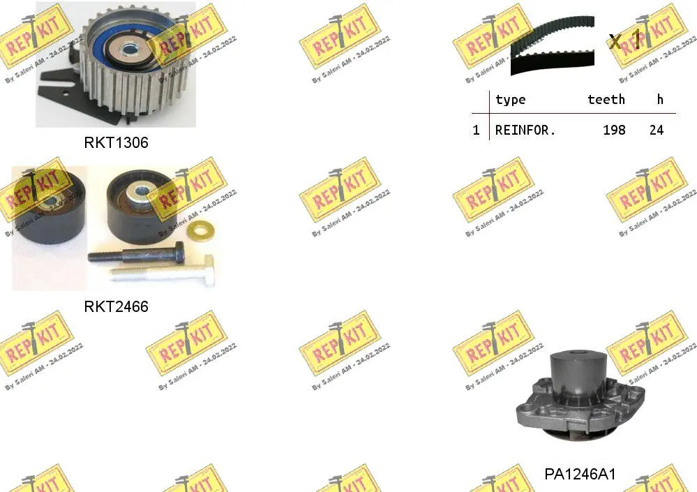 Water Pump & Timing Belt Kit (RKTK0927PA)