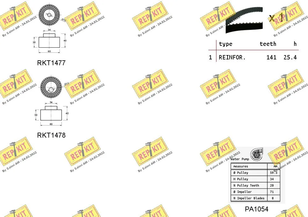 Water Pump & Timing Belt Kit