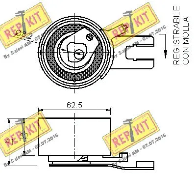 Tensioner Pulley, timing belt
