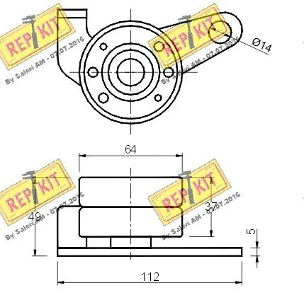 Tensioner Pulley, timing belt
