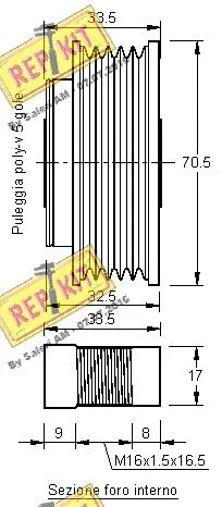 Alternator Freewheel Clutch