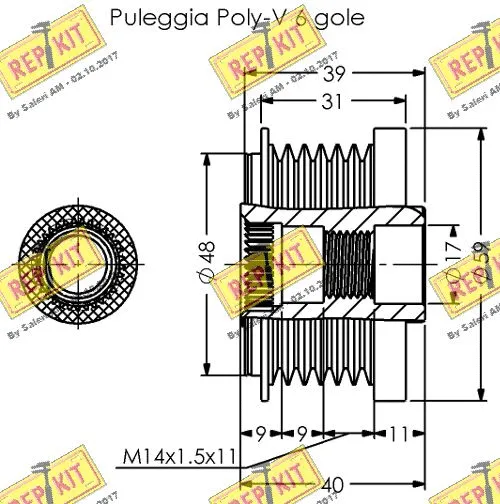 Alternator Freewheel Clutch